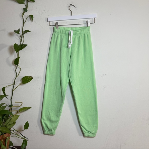 Katie J NYC - Dylan Sweatpants - Neon Green Tween - Medium 10 - Picture 1 of 4